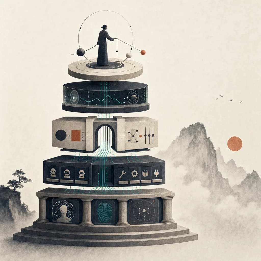 Illustration Governance Stack Layers